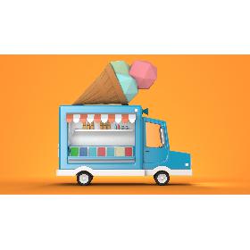 Ice Cream Truck 3D model